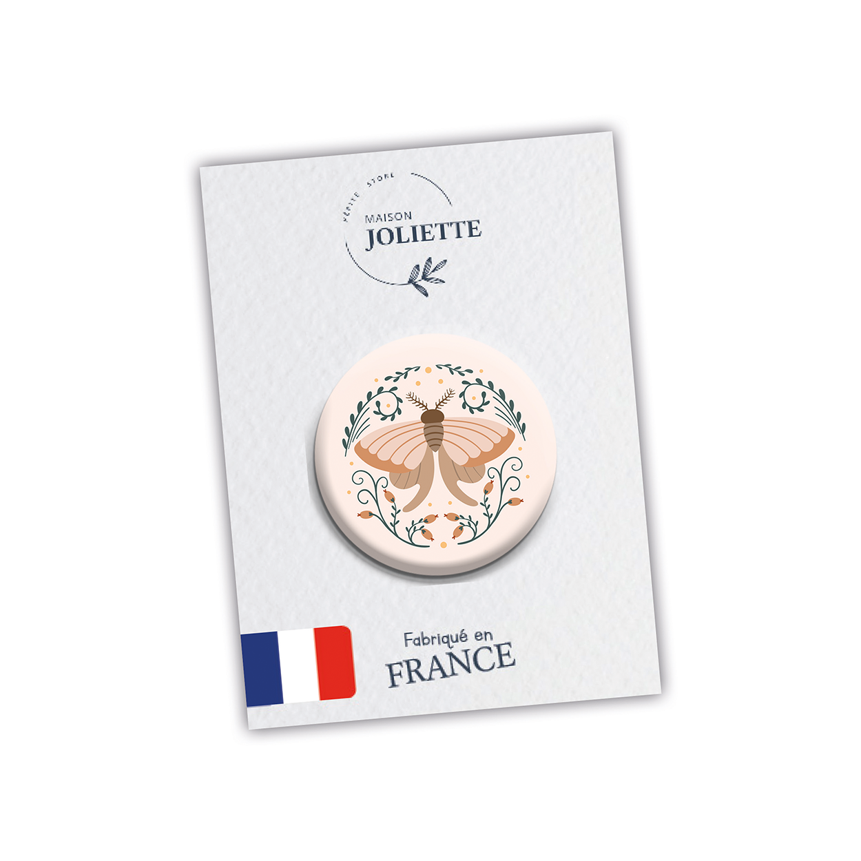 maison-joliette-boho-butterfly-button-32-mm-papillon-2 image 2