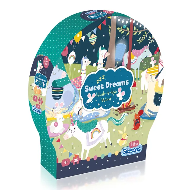 gibsons-sweet-dreams-36-teile-kinderpuzzle-einhorn image 1