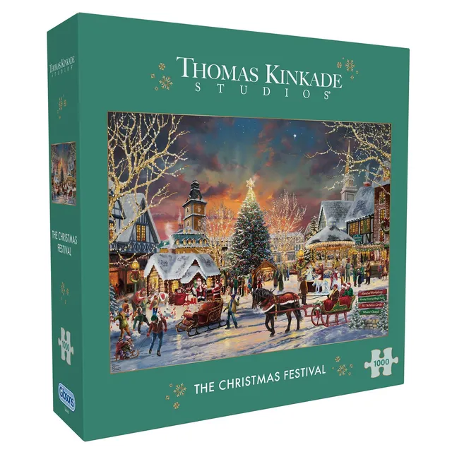 gibsons-the-christmas-festival-puzzle-1000-teile-weihnachten image 1