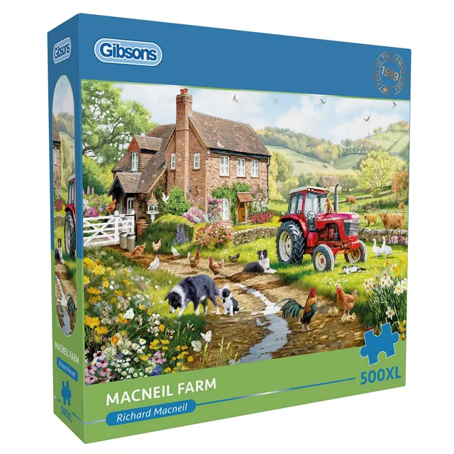 gibsons-traditional-macneil-farm-puzzle-500-xl-bauernhof image 1