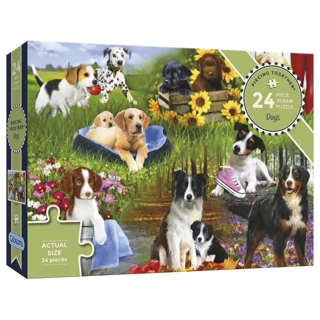 gibsons-little-gibsons-puzzle-24-xxl-teile-hunde image 1