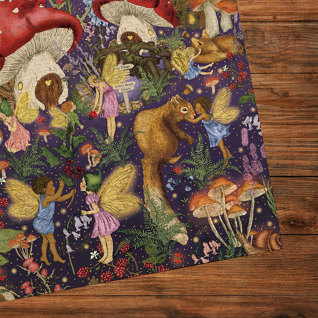 gibsons-art-file-fairytale-puzzle-1000-teile-feenwald image 3