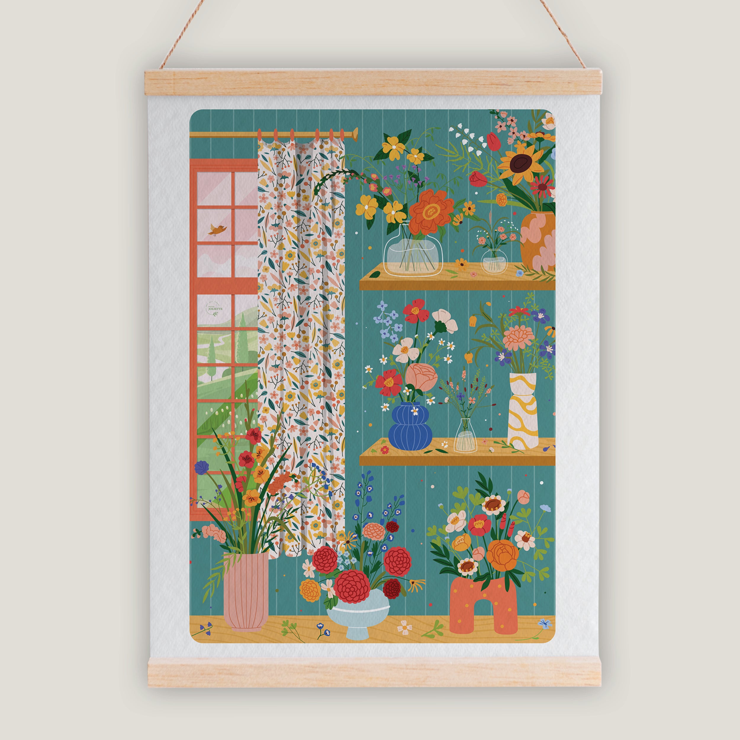 maison-joliette-flower-addict-poster-a4-blumen-250g-papier image 8