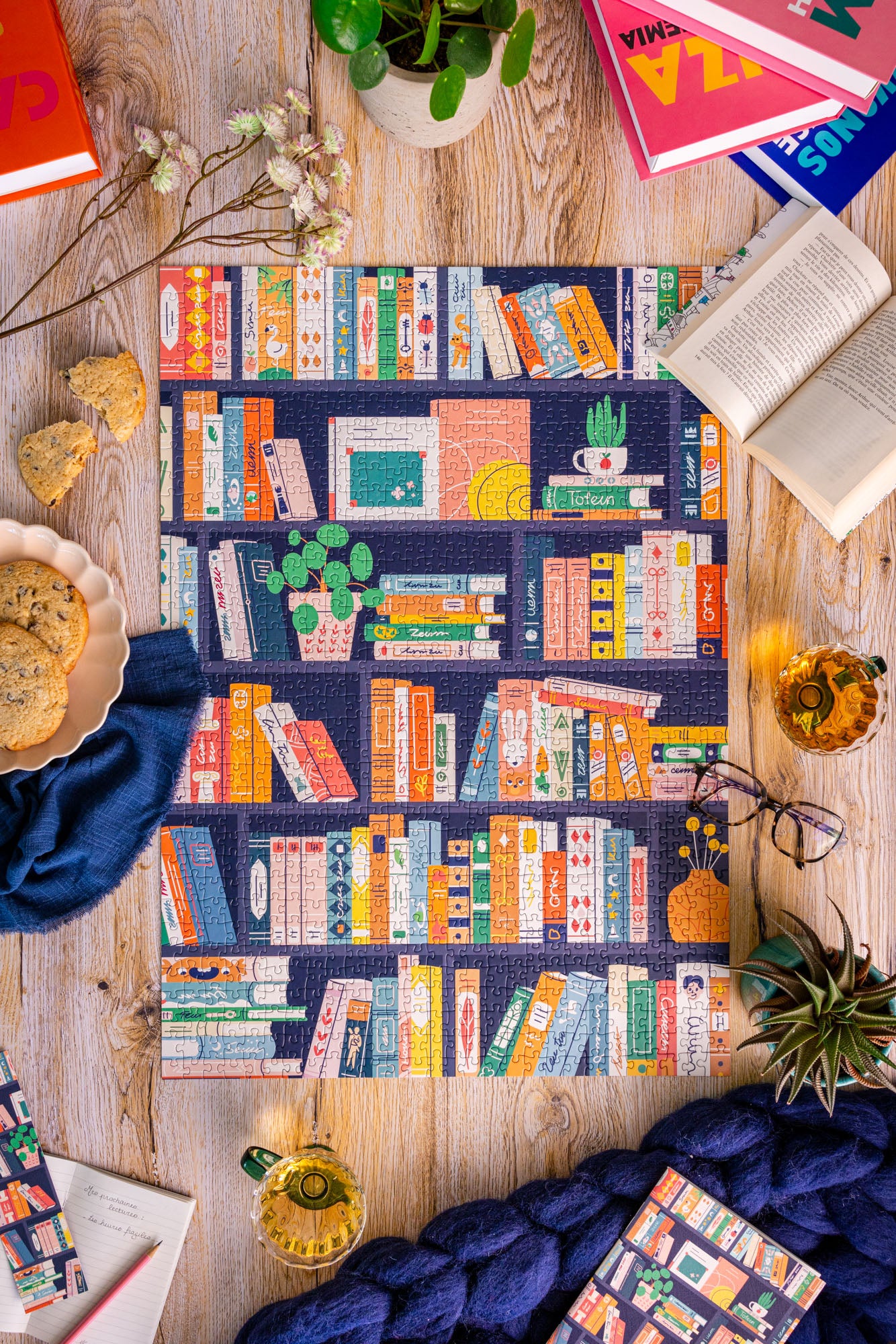 maison-joliette-book-lovers-puzzle-1000-teile-49x68-cm image 2