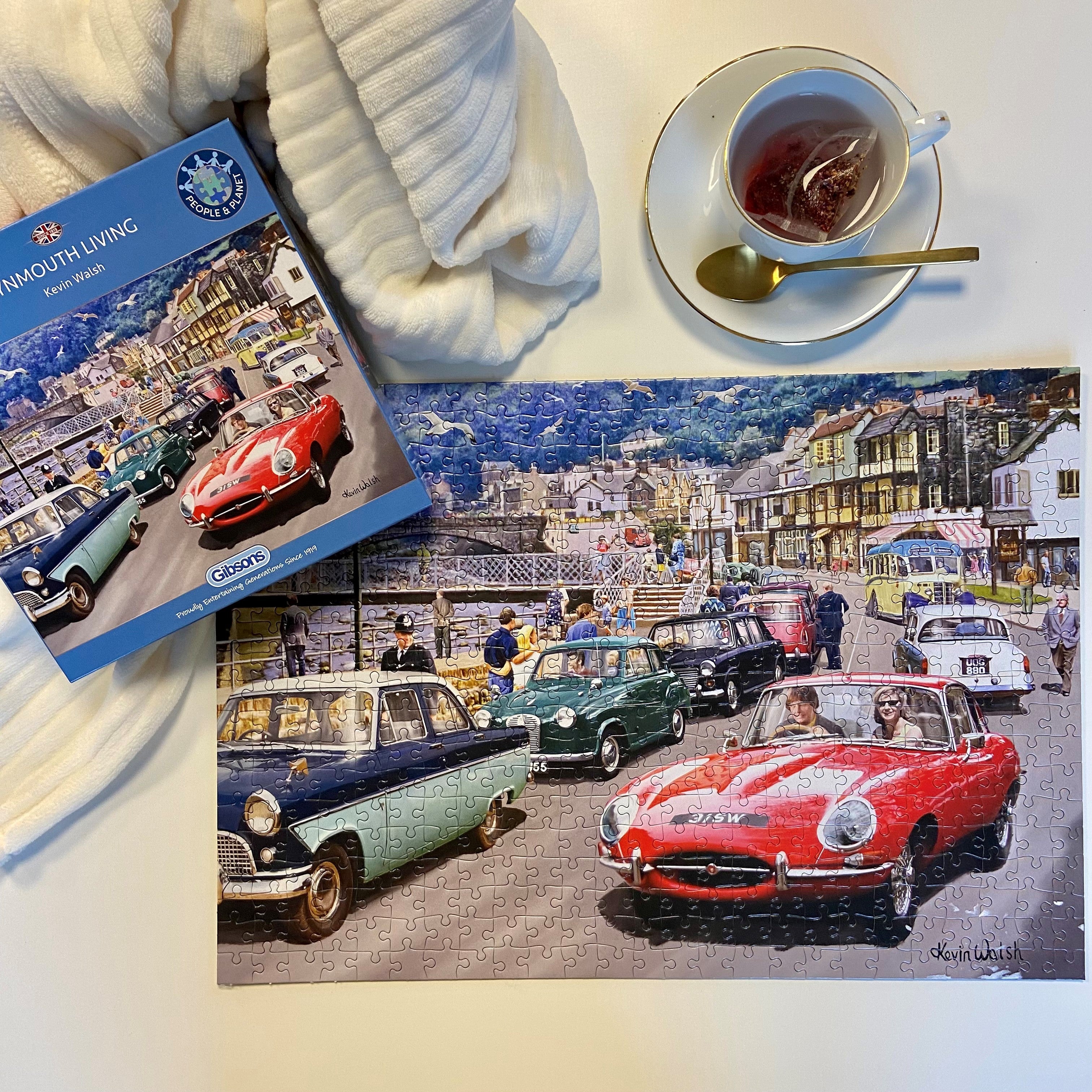 gibsons-lynmouth-living-puzzle-500-teile-oldtimer-autos image 7