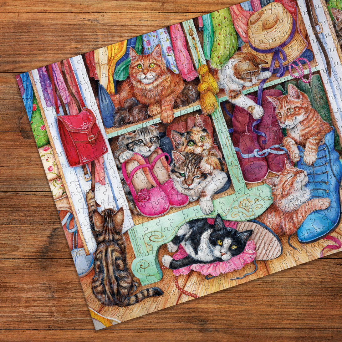 gibsons-puss-in-boots-500-xl-puzzle-katzen-500-teile image 2