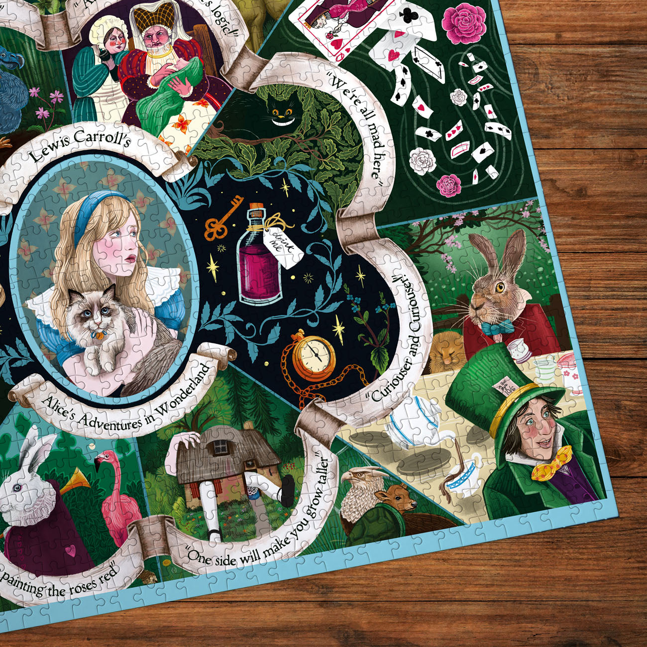 gibsons-alice-s-adventures-in-wonderland-puzzle-1000-m-rchen image 3