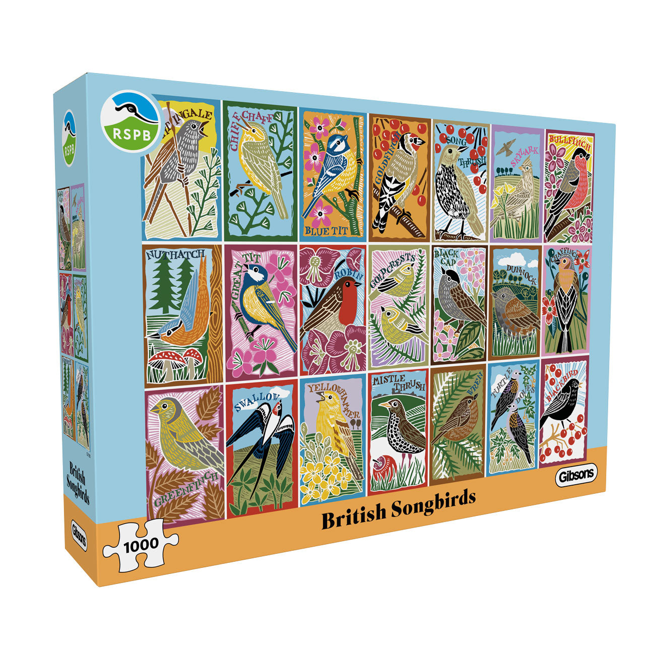 gibsons-rspb-british-songbirds-puzzle-1000-teile-v-gel image 1