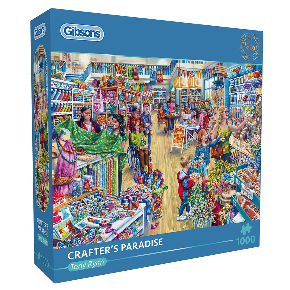gibsons-crafter-s-paradise-puzzle-1000-teile-bastelladen image 1