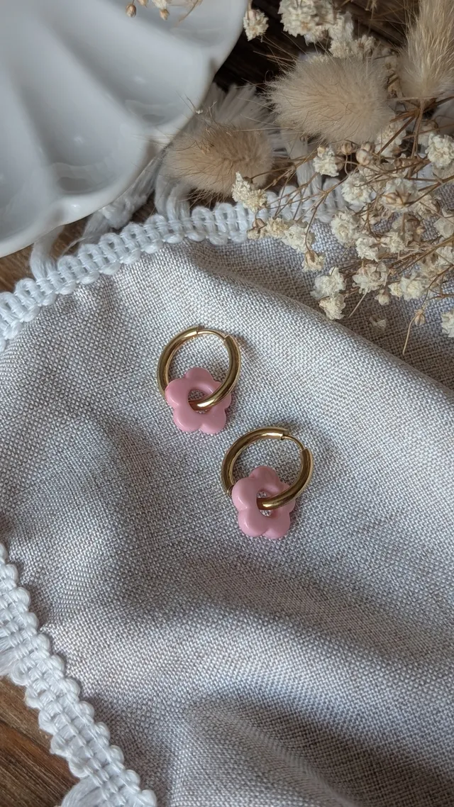 maison-joliette-m-li-m-lo-fleurette-ohrringe-rosa-pastell image 1