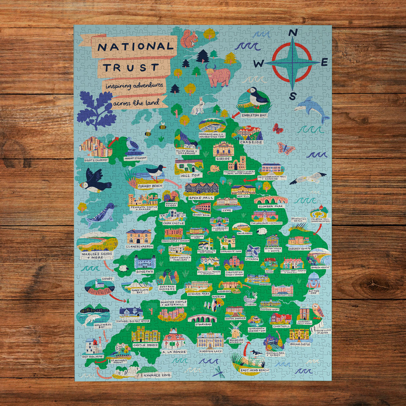 gibsons-across-the-land-500-teile-puzzle-england-karte image 5