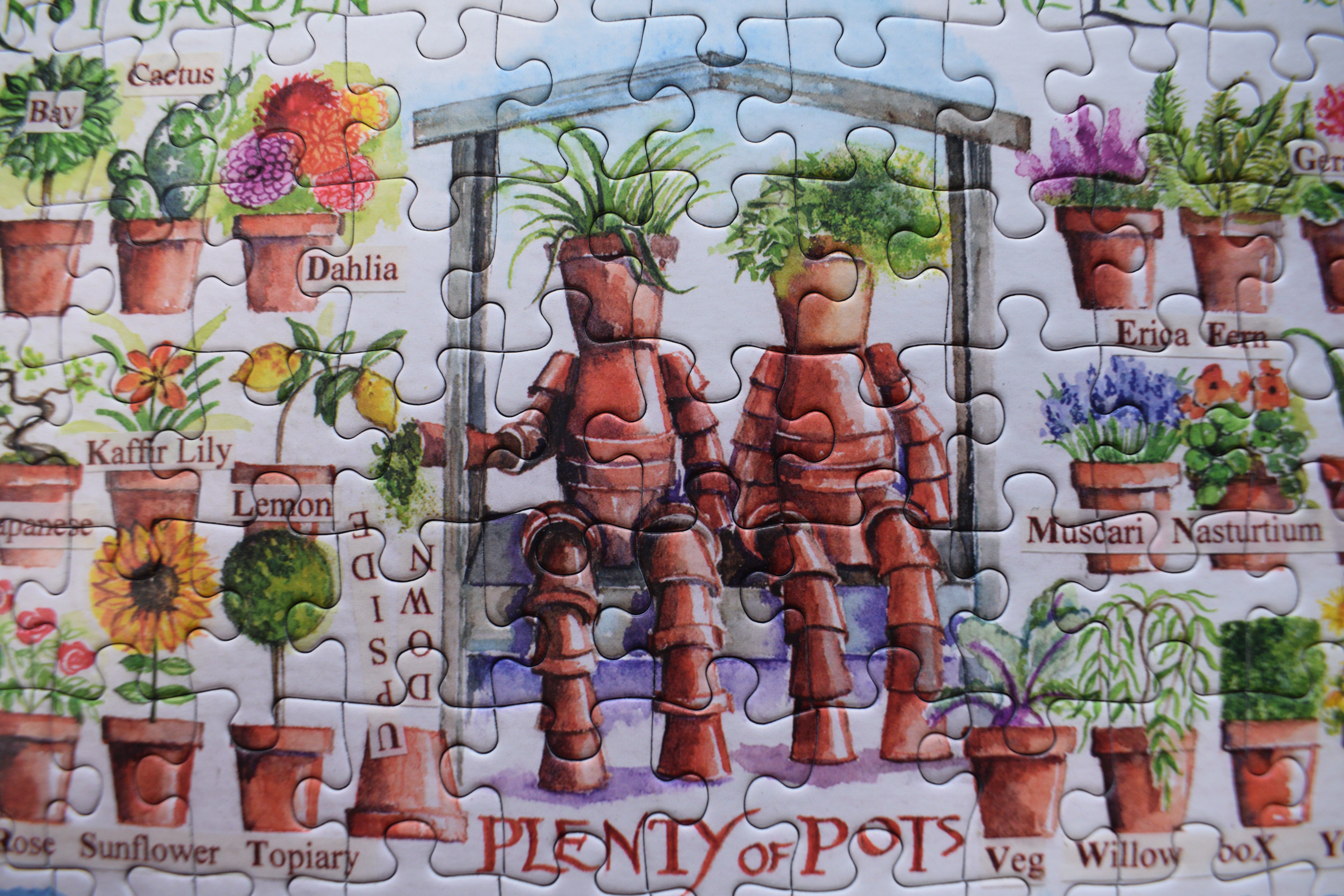 gibsons-wheelbarrows-and-wellies-puzzle-1000-teile-garten image 3