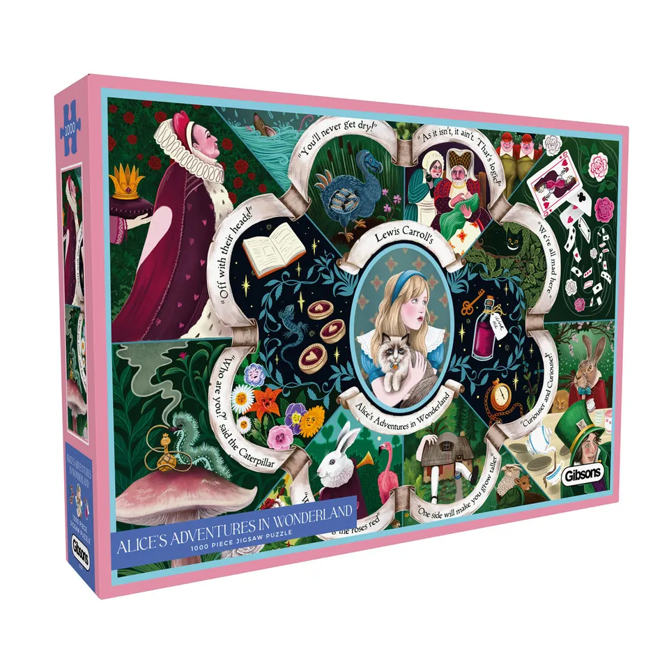 gibsons-alice-s-adventures-in-wonderland-puzzle-1000-m-rchen image 1