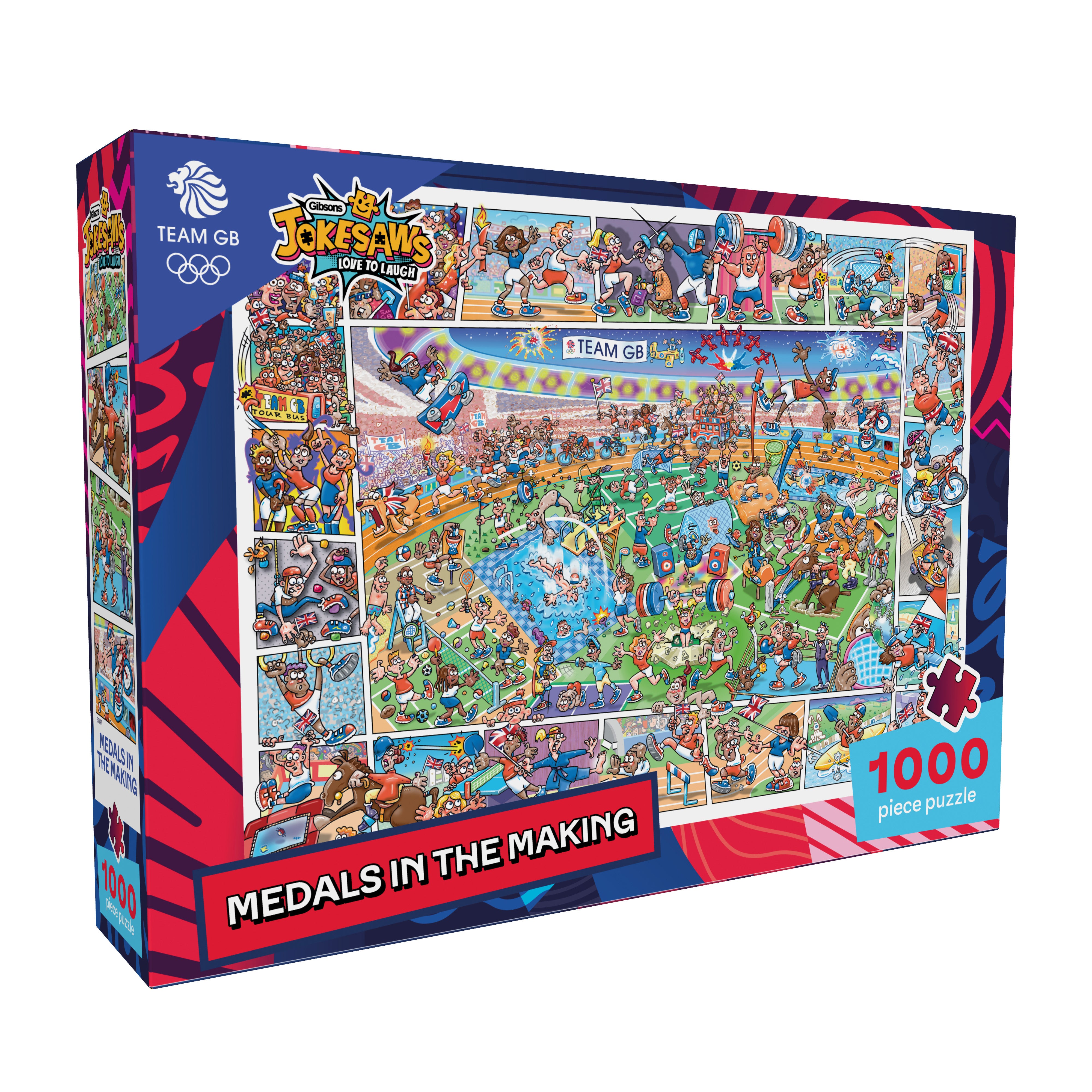 gibsons-medals-in-the-making-1000-teile-puzzle-sport image 1
