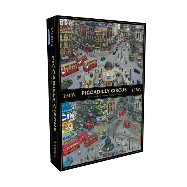 gibsons-piccadilly-circus-puzzle-1000-teile-london-nostalgie image 1