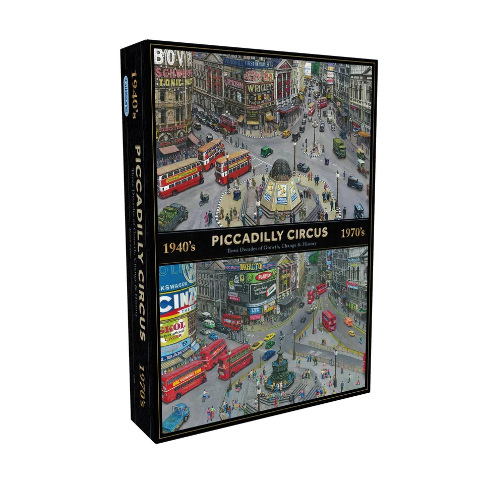 gibsons-piccadilly-circus-puzzle-1000-teile-london-nostalgie image 1