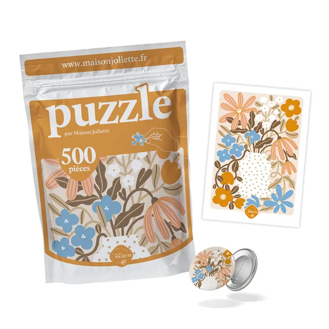maison-joliette-myosotis-capucine-puzzle-500-teile-set image 1