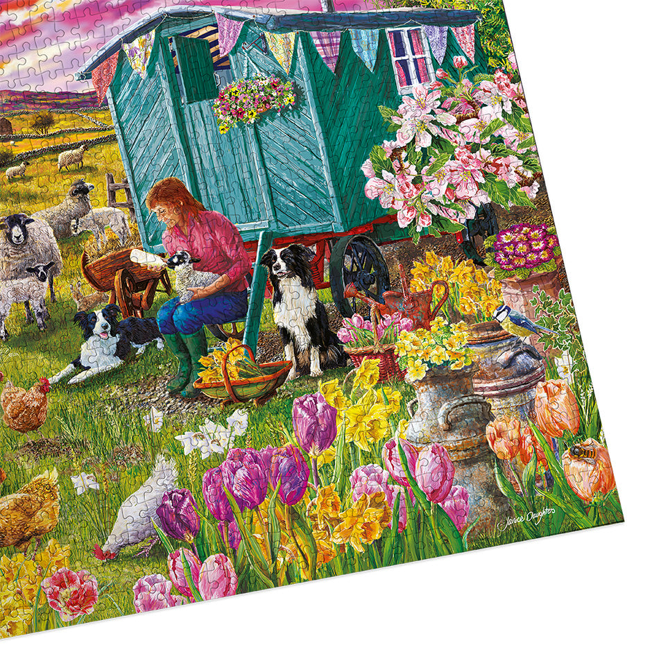 gibsons-shepherd-s-delight-puzzle-1000-teile-schafe image 8