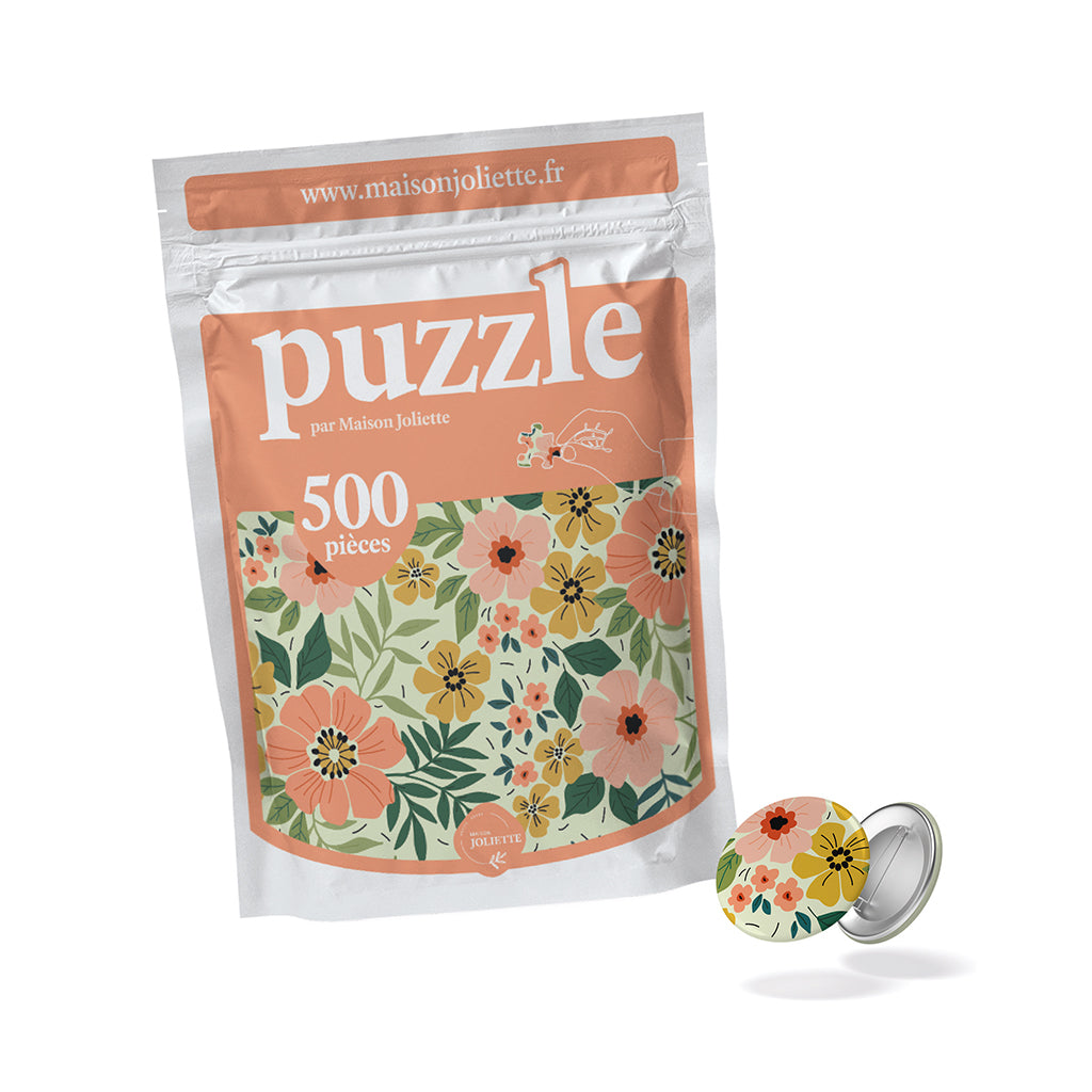maison-joliette-floraison-puzzle-500-teile-mit-button image 1