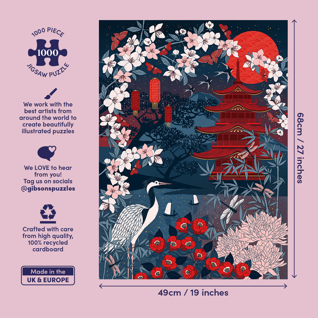 gibsons-sakura-heights-puzzle-1000-japan image 4