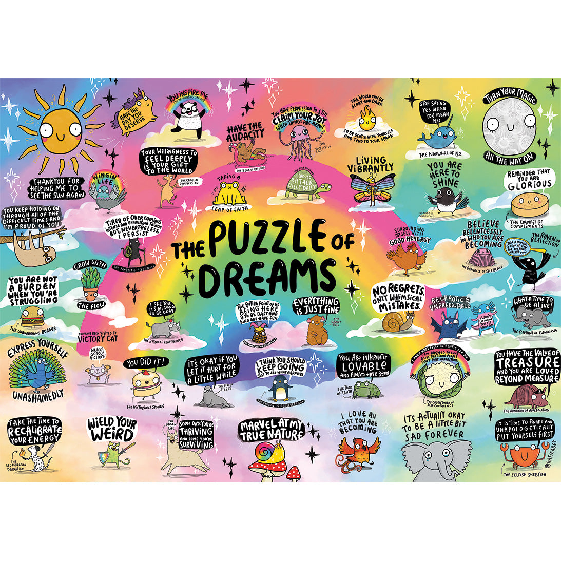gibsons-the-puzzle-of-dreams-puzzle-1000-teile-tiere-bunt image 7