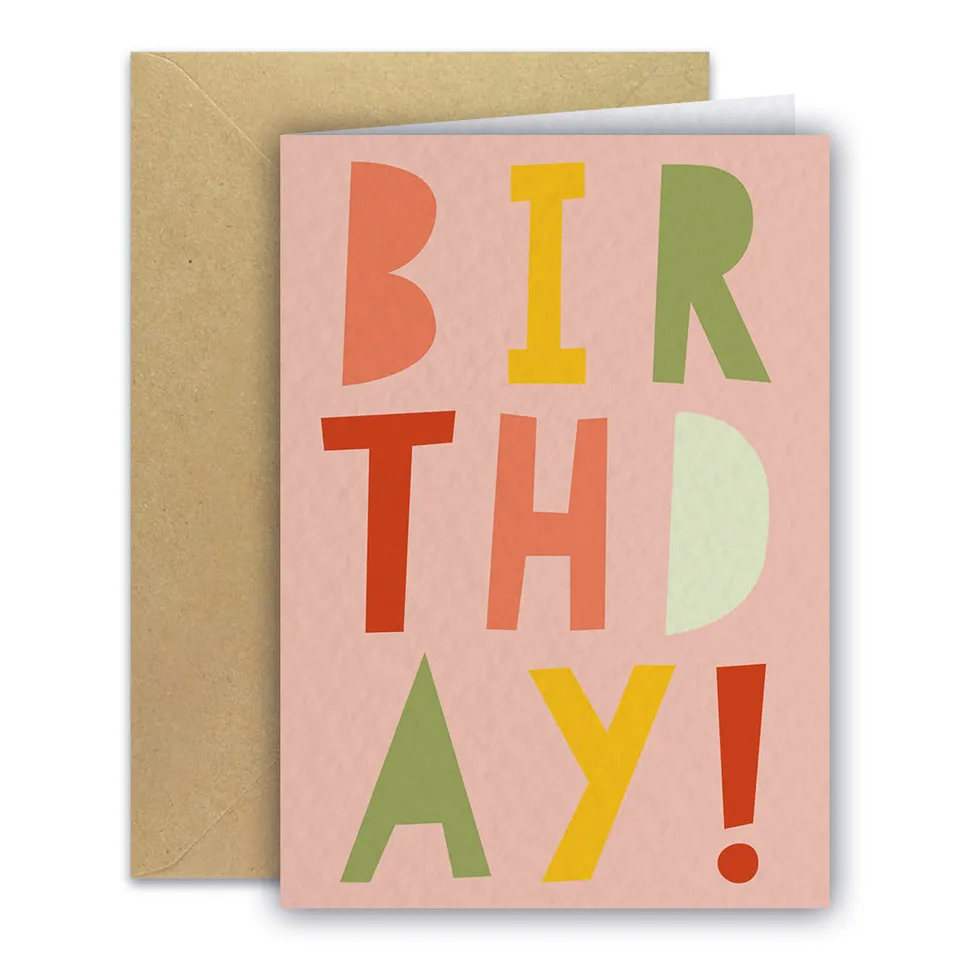 maison-joliette-birthday-gru-karte-a6-mit-kraft-umschlag image 1