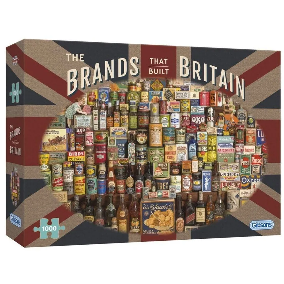 gibsons-the-brands-that-built-britain-1000-teile-puzzle-retro image 1