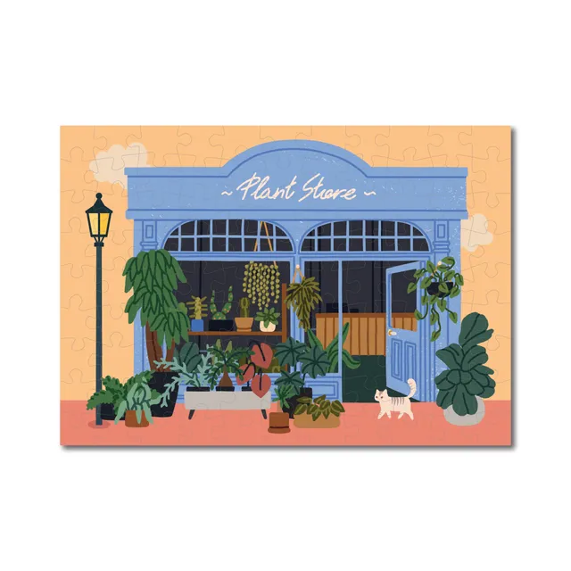 maison-joliette-plant-store-minipuzzle-99-teile-10-5x14-8 image 1