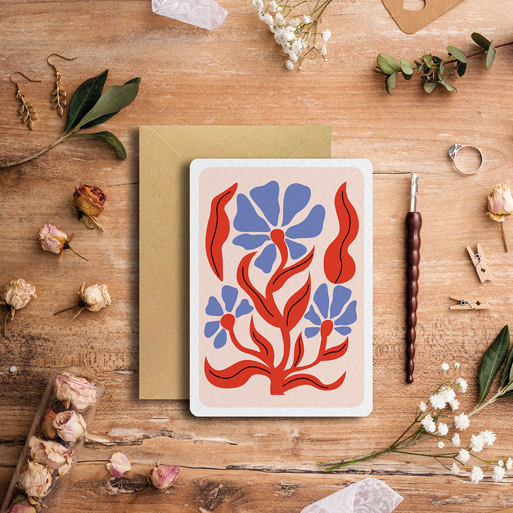 maison-joliette-floral-2-flamboiement-postkarte-a6-rund image 4