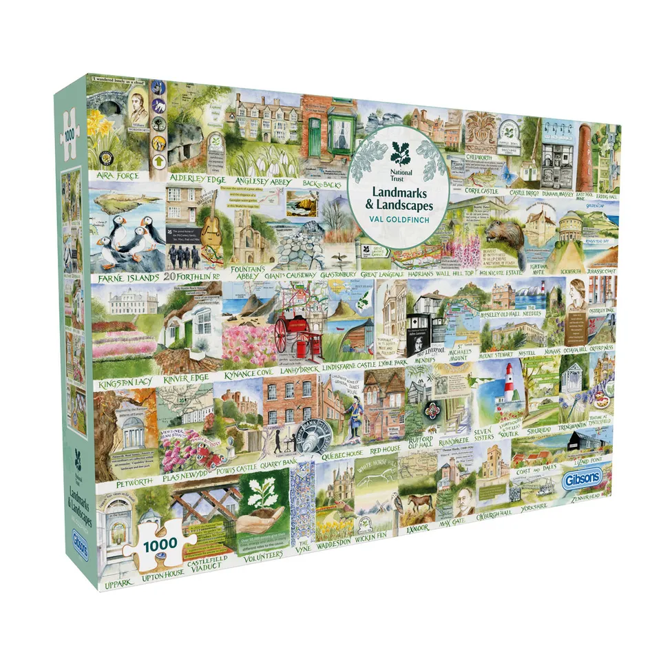 gibsons-national-trust-landmarks-landscapes-puzzle-1000teile image 1