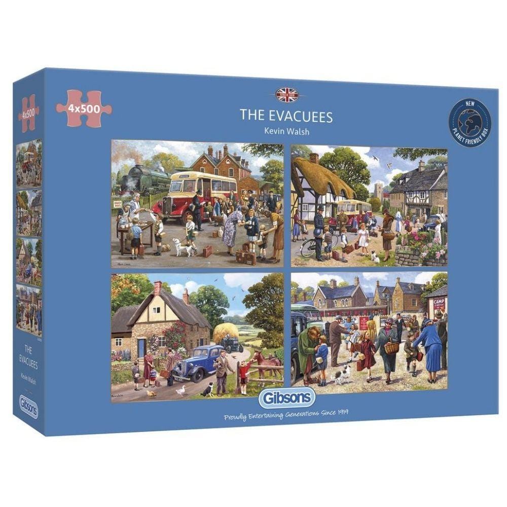 gibsons-the-evacuees-puzzle-4x500-teile-nostalgie image 1