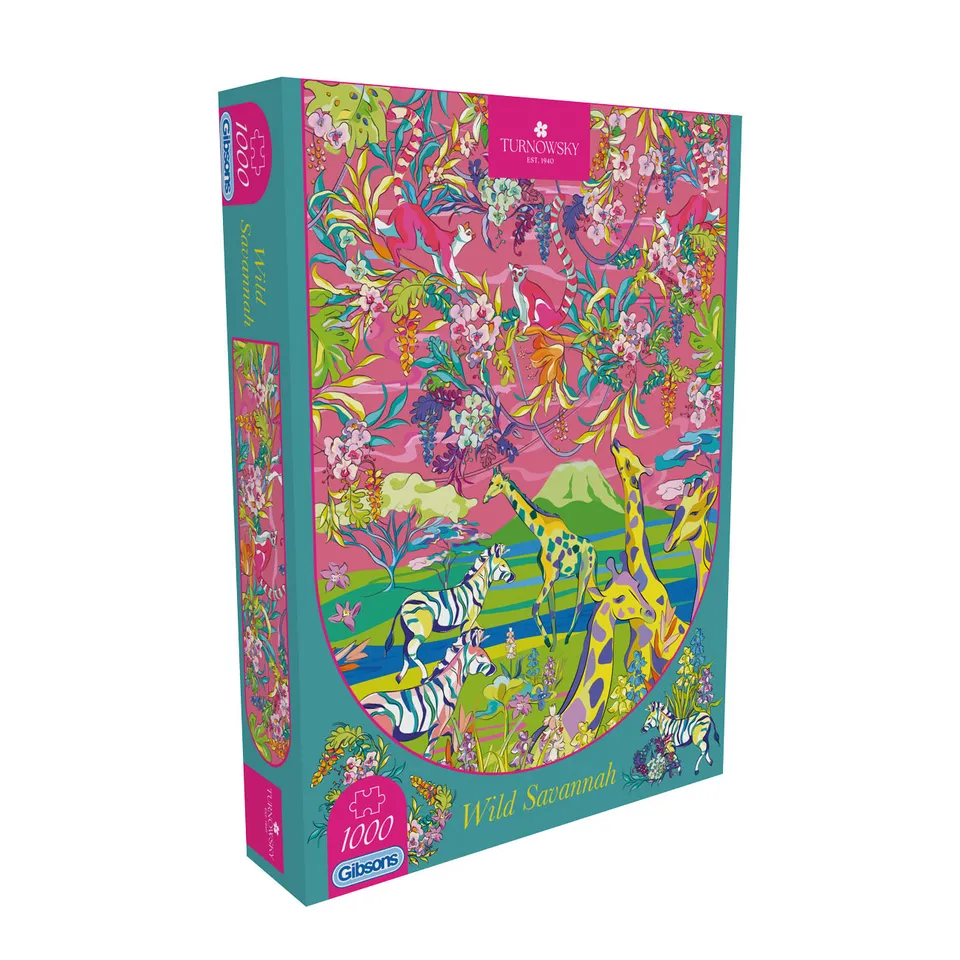 gibsons-wild-savannah-puzzle-1000-teile-safari image 1