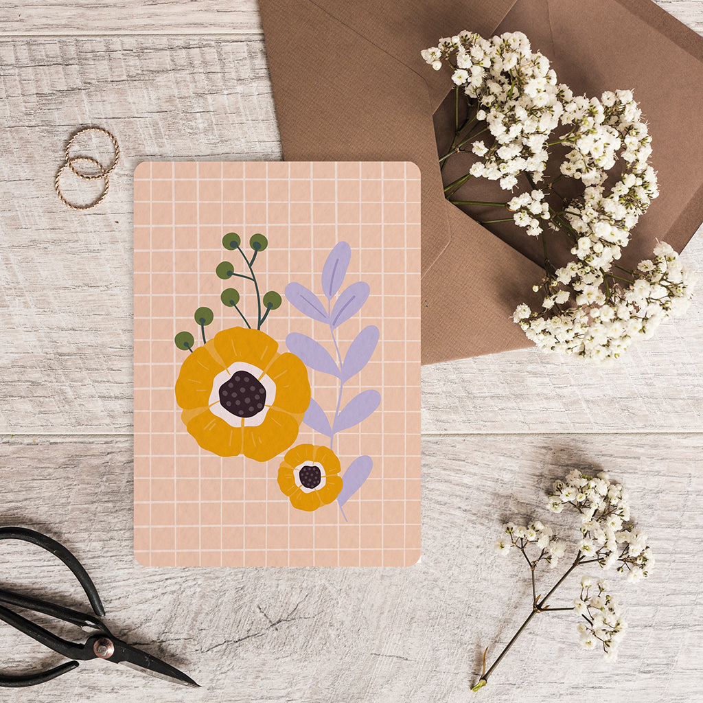 maison-joliette-l-atelier-fleurs-postkarte-mit-umschlag-blumen image 7