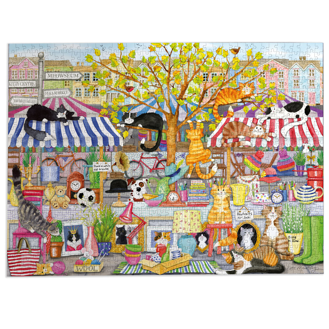 gibsons-flea-market-moggies-puzzle-1000-teile-katzen image 6