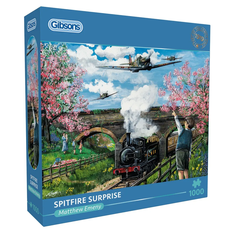 gibsons-spitfire-surprise-1000-teile-puzzle-flugzeug image 1
