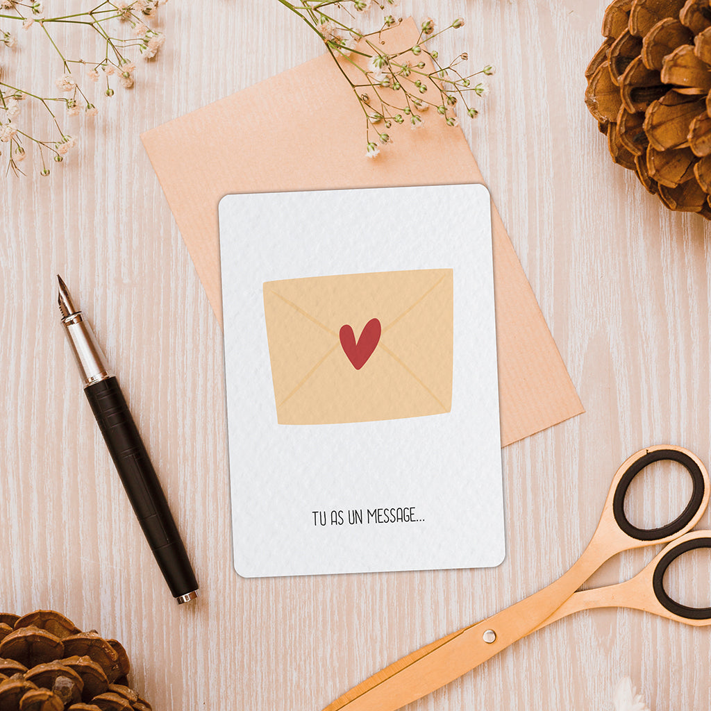 maison-joliette-message-postkarte-love-mit-umschlag-a6 image 7