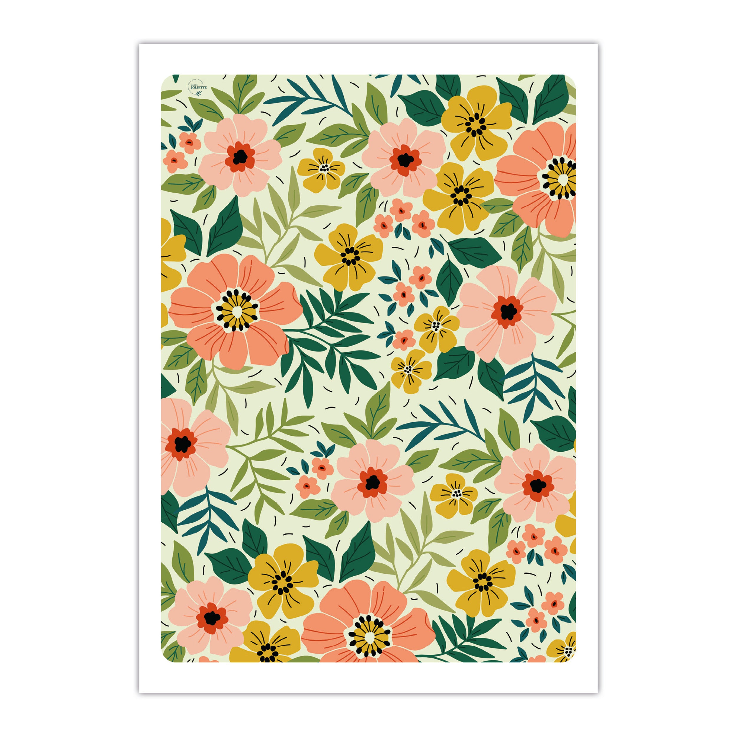 maison-joliette-floraison-poster-a4-21x29-7-cm-blumen image 1