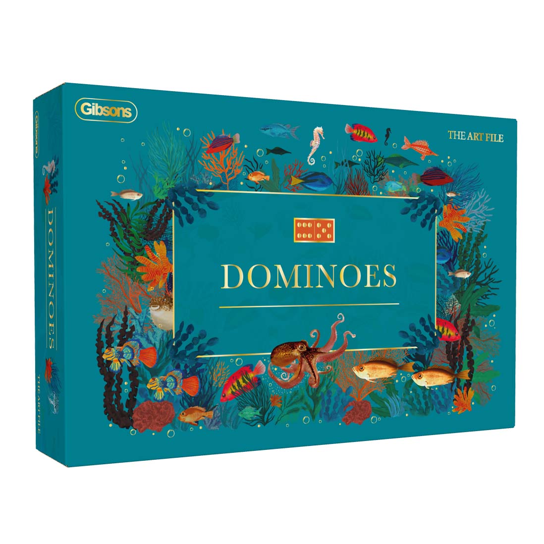 gibsons-the-art-file-dominoes-domino-spiel-28-steine image 4