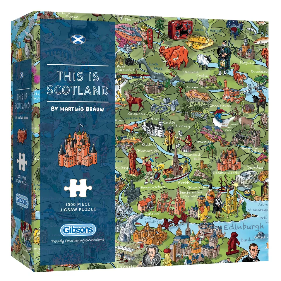 gibsons-this-is-scotland-puzzle-1000-teile-karte image 1