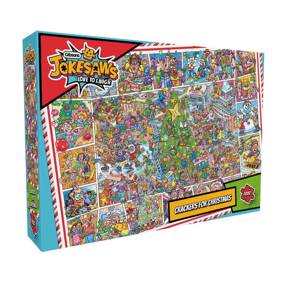 gibsons-jokesaws-crackers-for-christmas-puzzle-1000-lustig image 1