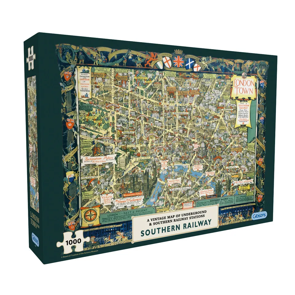 gibsons-london-town-southern-railway-puzzle-1000-teile-karte image 1