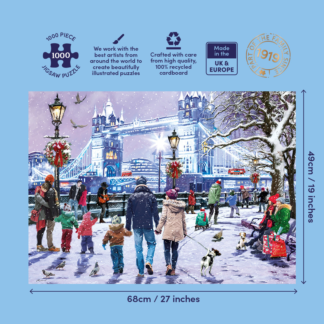 gibsons-tower-bridge-at-christmas-puzzle-1000-teile-winter image 4