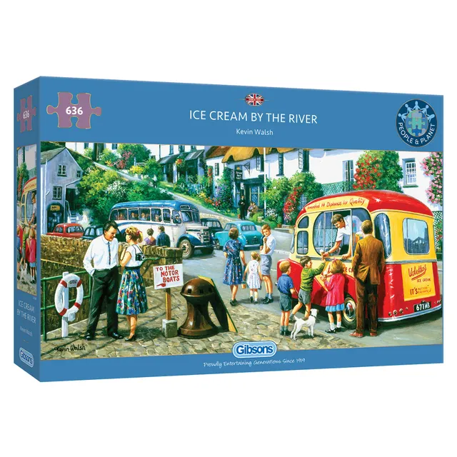 gibsons-ice-cream-by-the-river-puzzle-636-teile-panorama image 1
