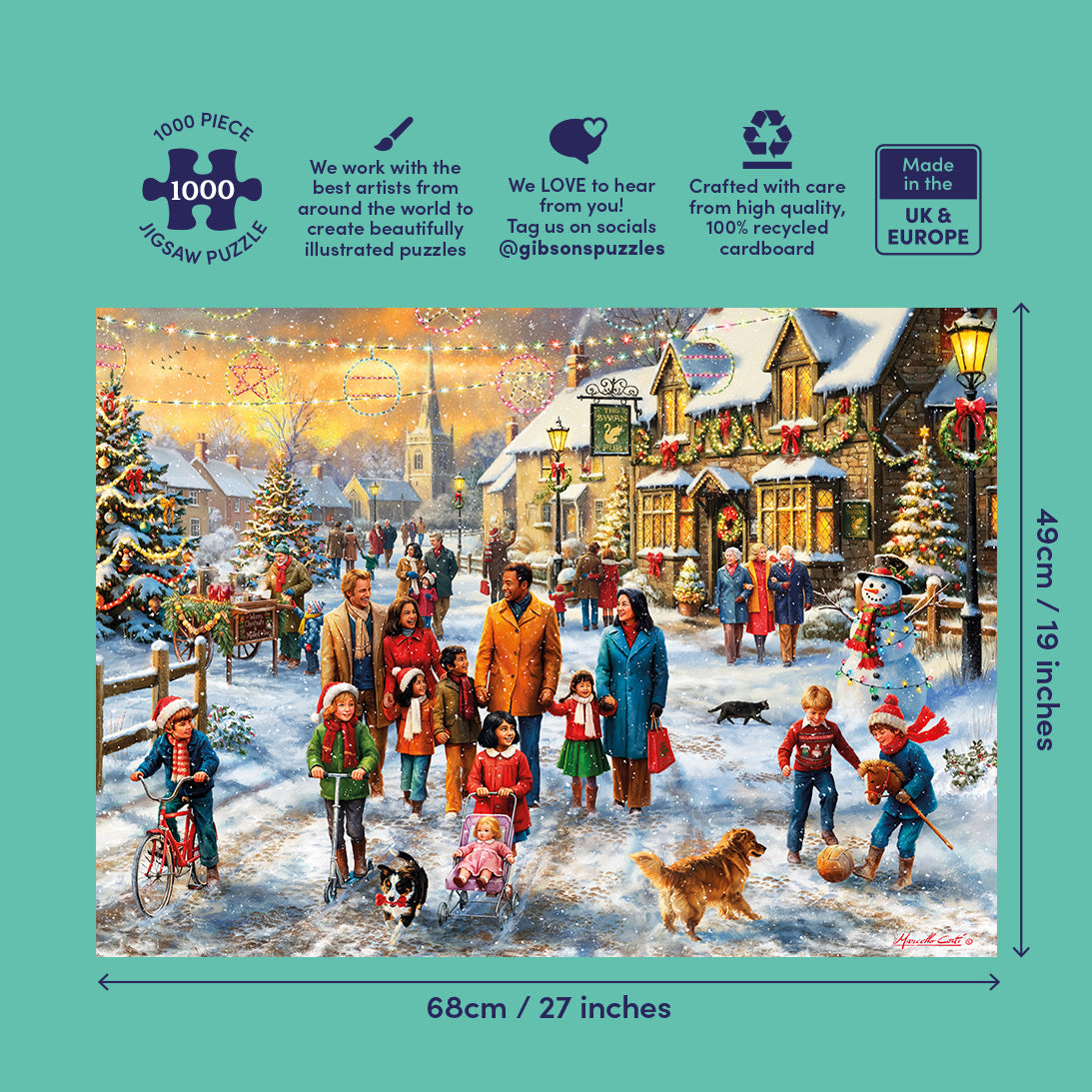 gibsons-a-christmas-wander-puzzle-1000-teile-limitiert image 5