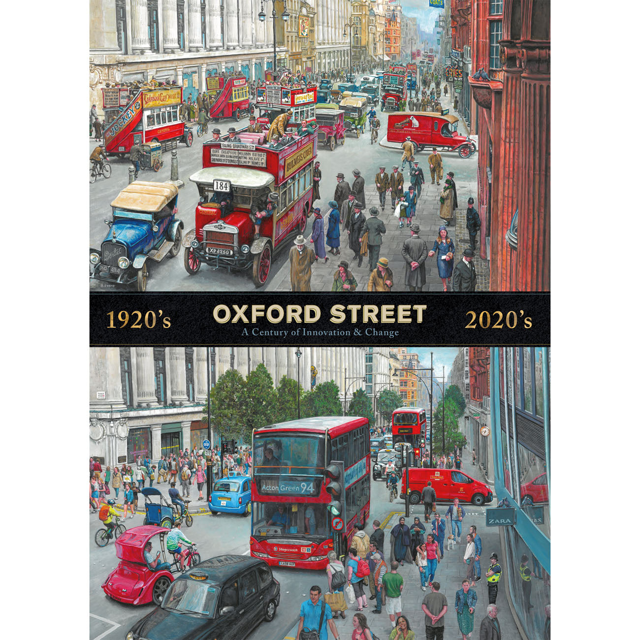 gibsons-oxford-street-through-the-decades-puzzle-1000-teile-london image 8