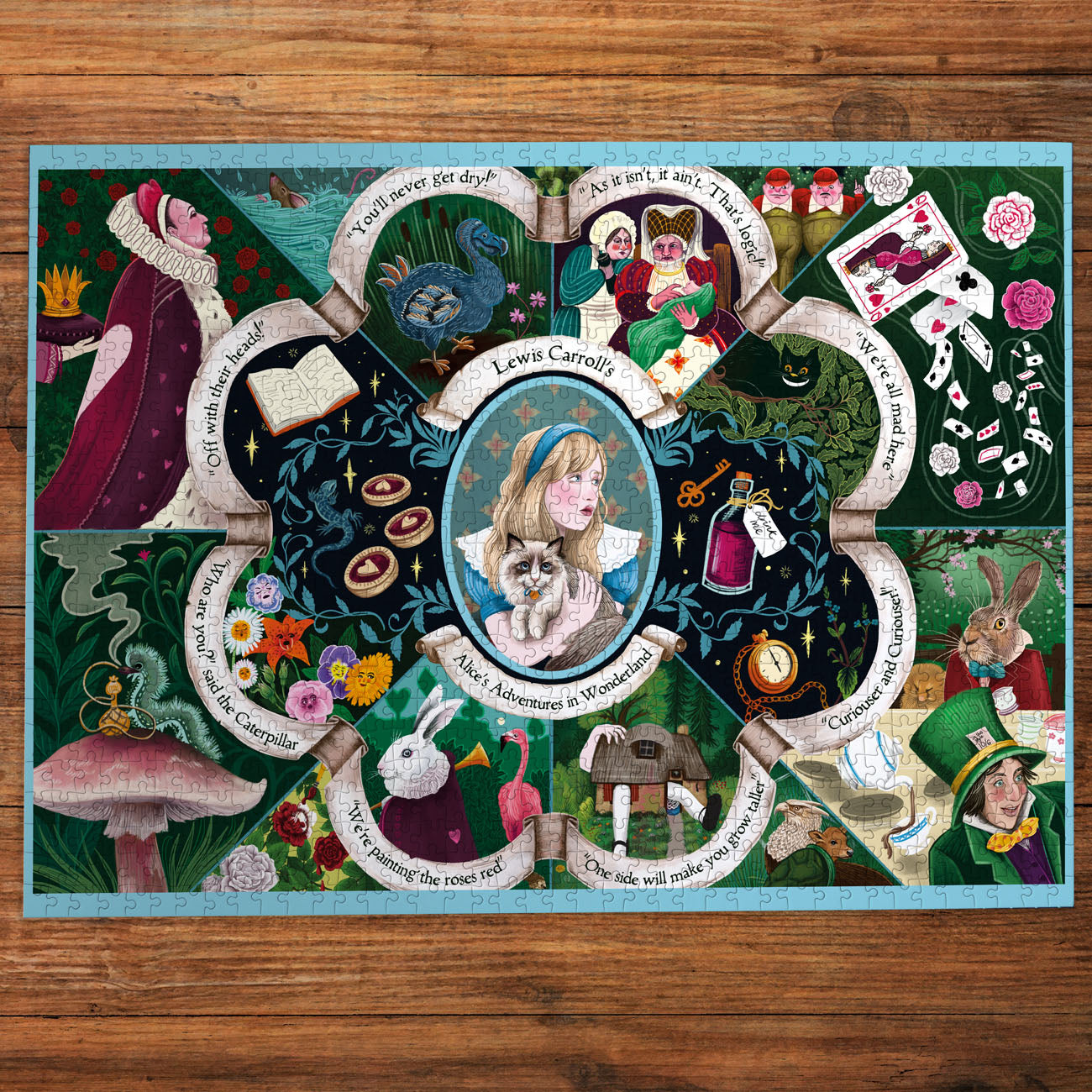 gibsons-alice-s-adventures-in-wonderland-puzzle-1000-m-rchen image 2