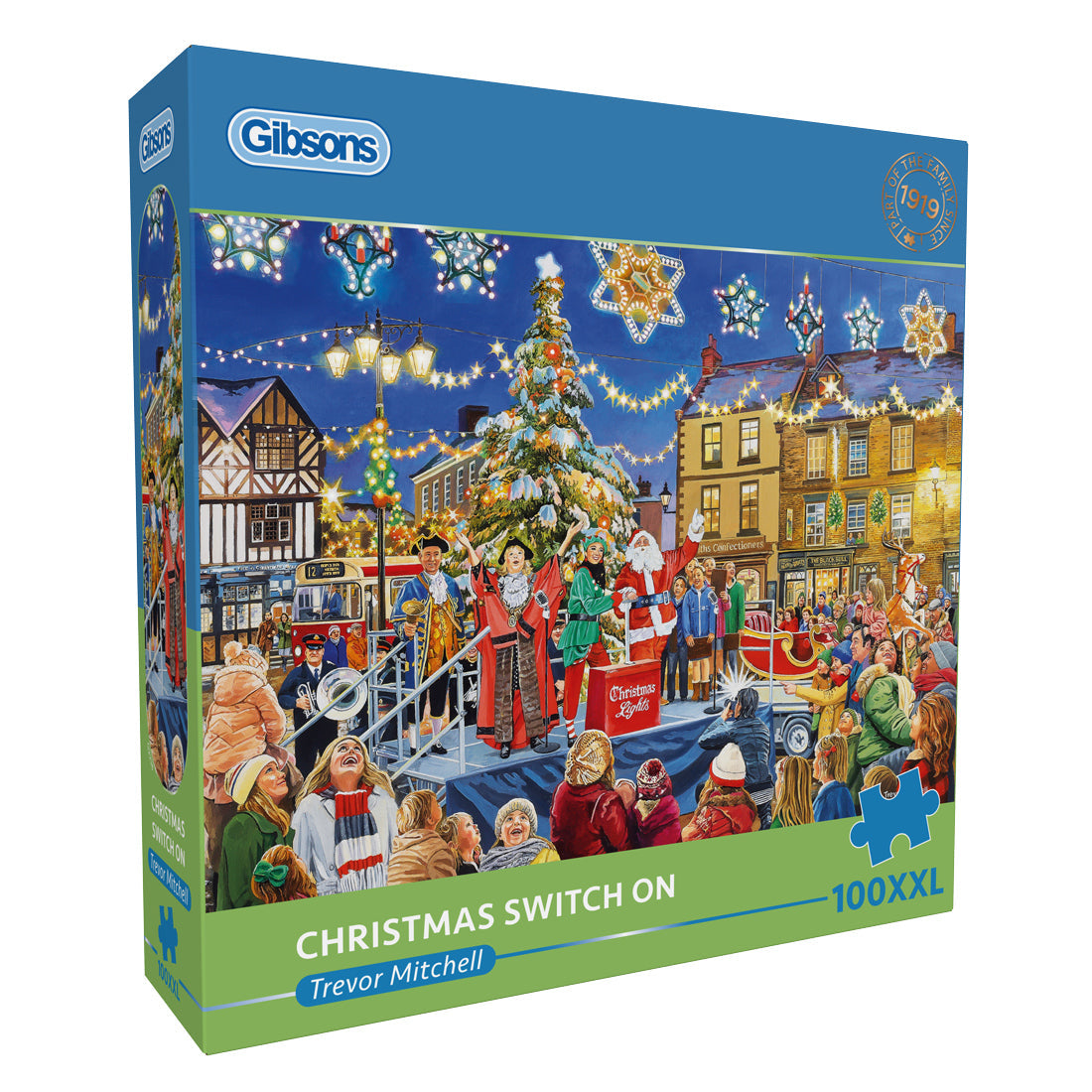 gibsons-christmas-switch-on-puzzle-100-xxl-weihnachten image 1