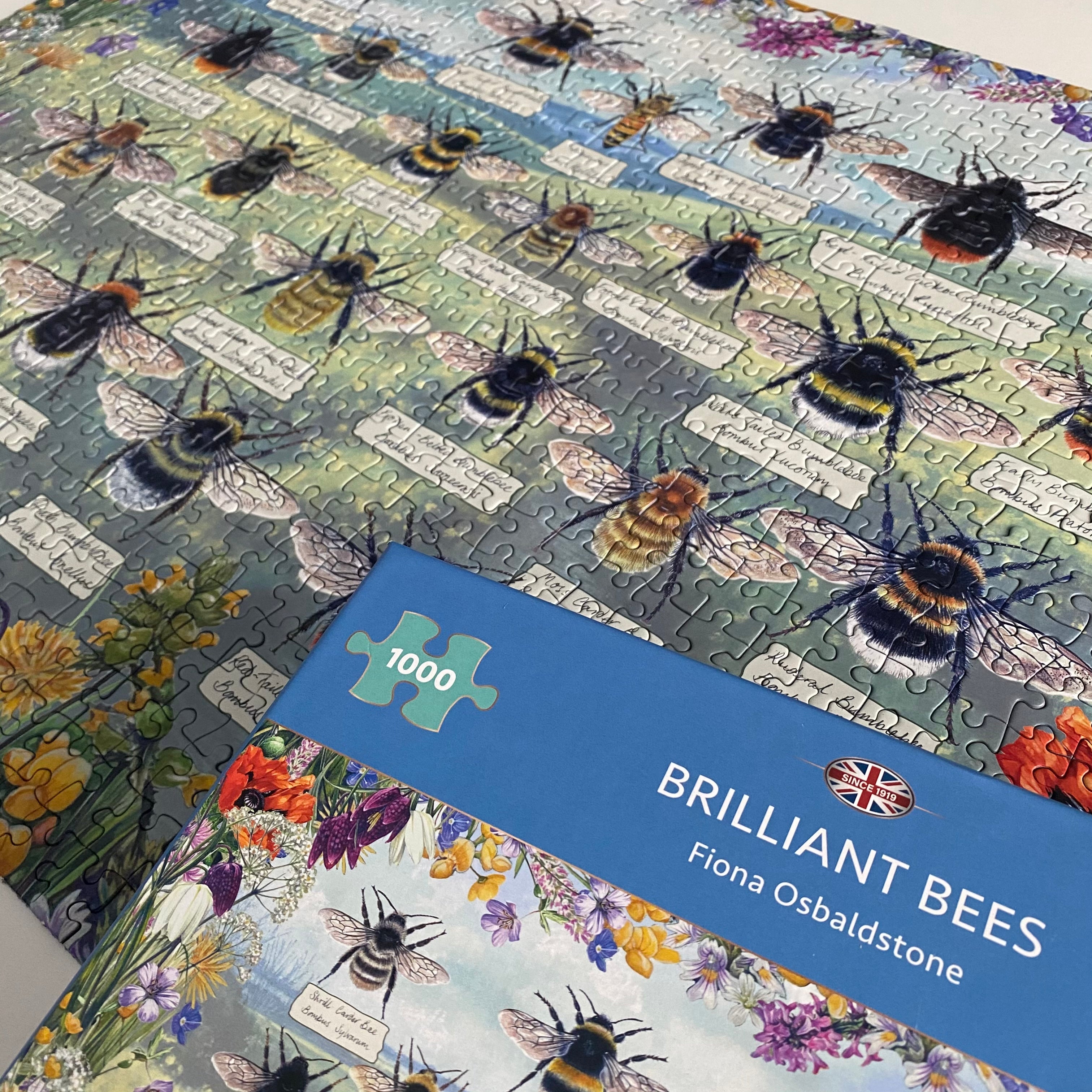 gibsons-brilliant-bees-puzzle-1000-teile-bienen image 8