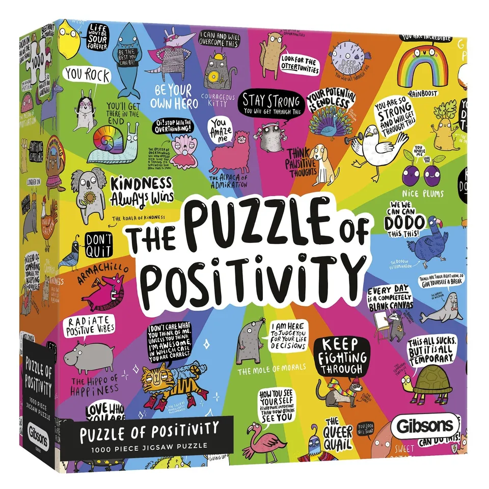 gibsons-puzzle-of-positivity-puzzle-1000-teile-humor image 1