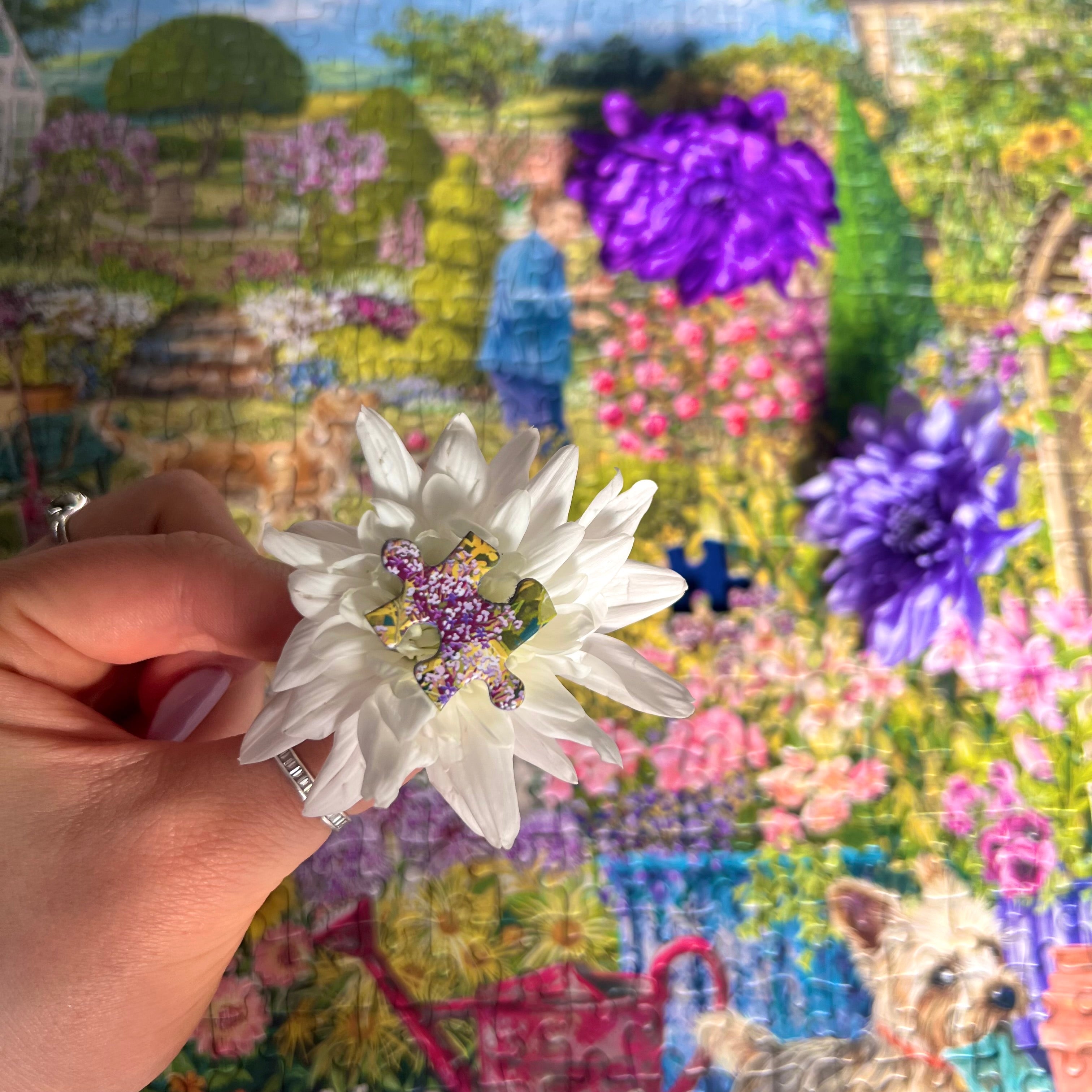gibsons-garden-in-bloom-1000-teile-puzzle-blumen image 3